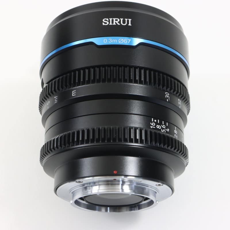 24mm T1.2 APS-C/S35 シネマレンズ X/ブラック MS24X-B-JP