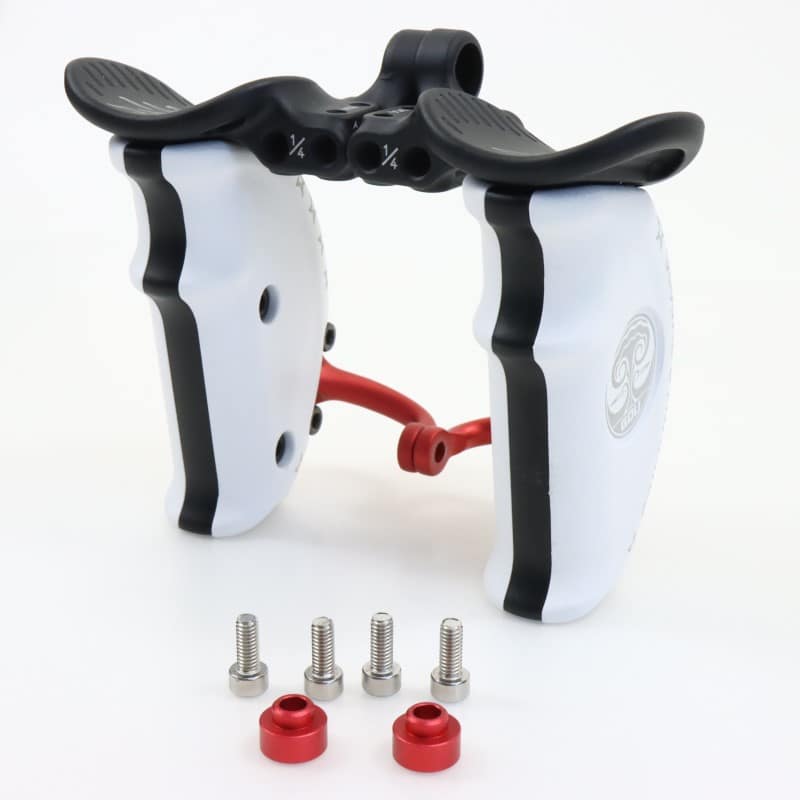 GLOBAL DYNAMICS UNITED Atlas Handle Set for RED KOMODO (White、 Left and Right)