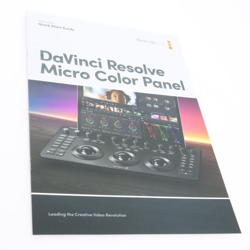 DV/RES/AAAPNLMIC/EN [DaVinci Resolve Micro Color Panel(EN/パネルラベル英語表記)]