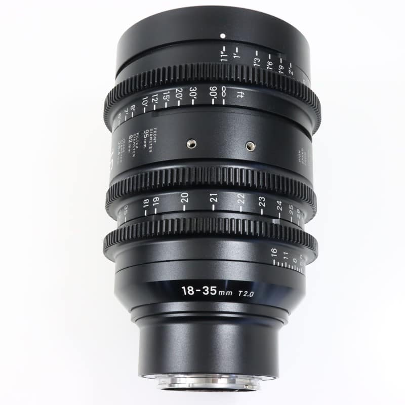 18-35mm T2/E feet [High Speed Zoom Line 18-35mm T2 Eマウント フィート表示]