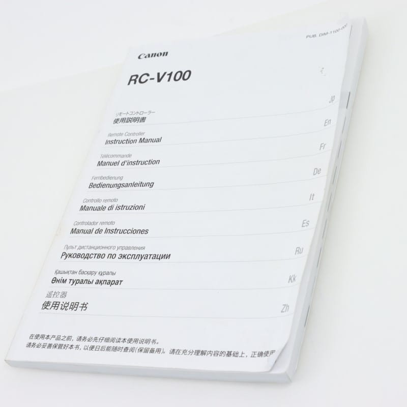 RC-V100 [リモートコントローラー]