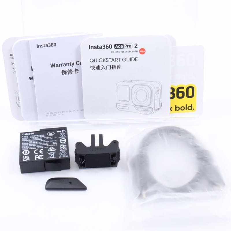 Insta360 Ace Pro 2 シングルバッテリー ミッドナイトブラック CINSBBGA-SB