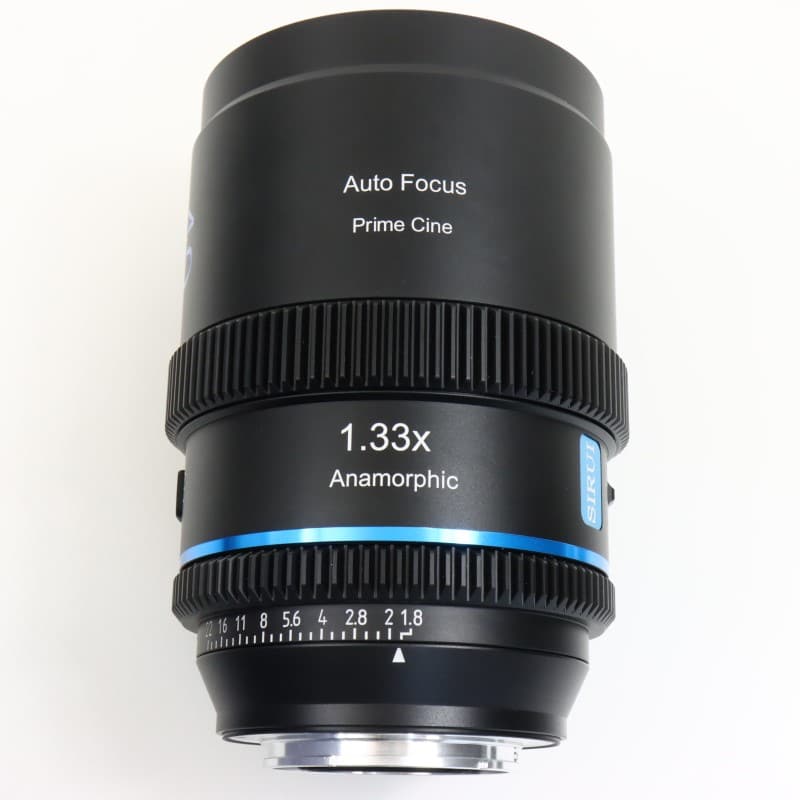 オートフォーカスアナモルフィックレンズ T1.8 S35 40mm E/ブルー 40AF133X-EB