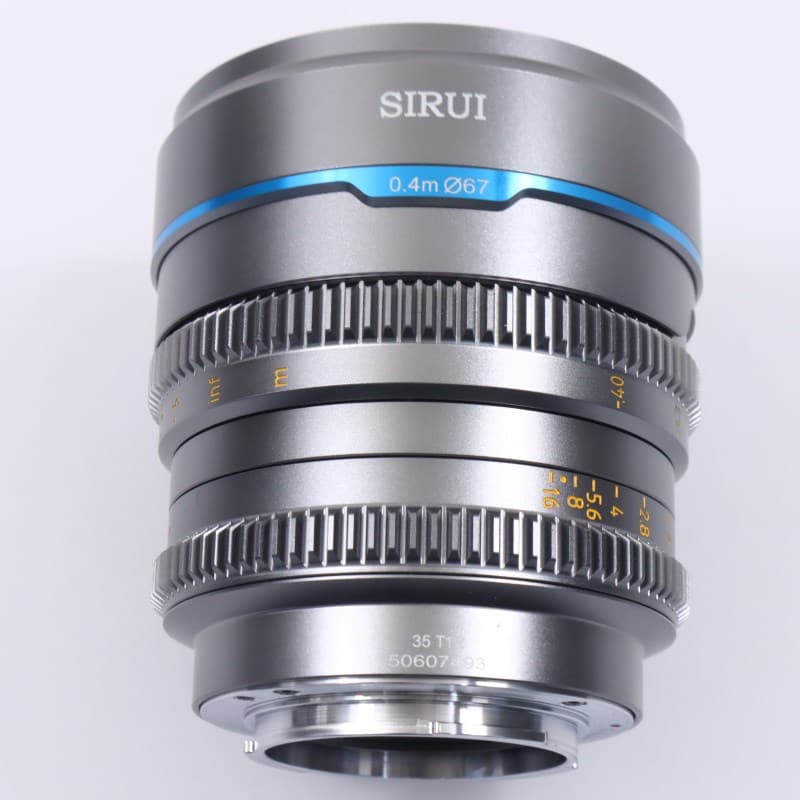 SIRUI 35mm T1.2 APS-C/S35 シネマレンズ E/グレー MS35E-G-JP AB+