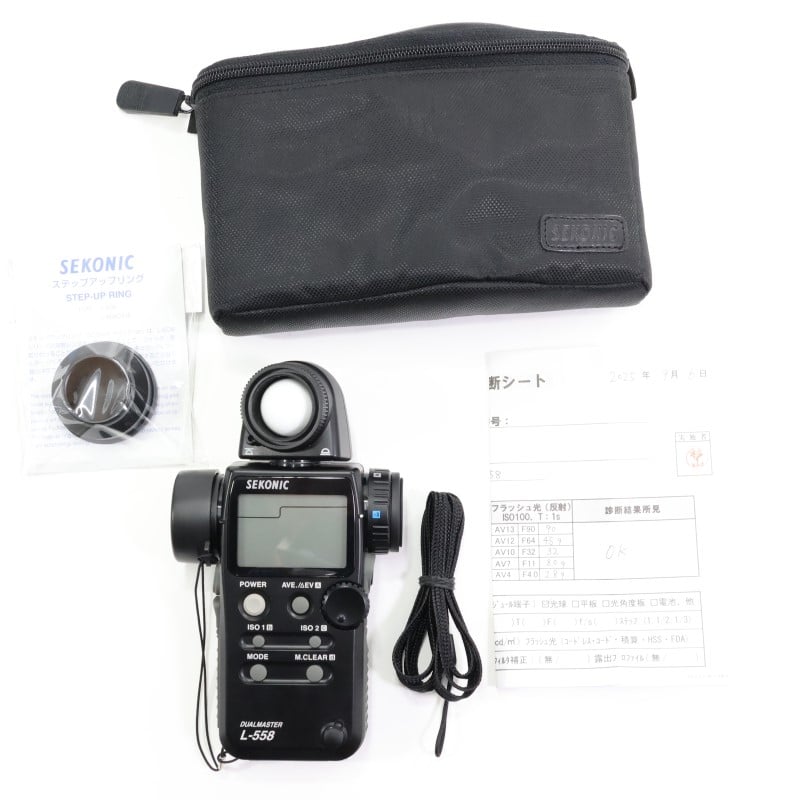 Sekonic L-558  ケースキャップ付 Sekonic L-558 ケースキャップ付 SEKONIC セコニック L-558 デュアル