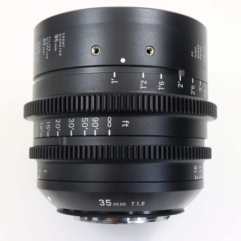 35mm T1.5 FF/EF feet [FF High Speed Prime Line EFマウント フィート表示]