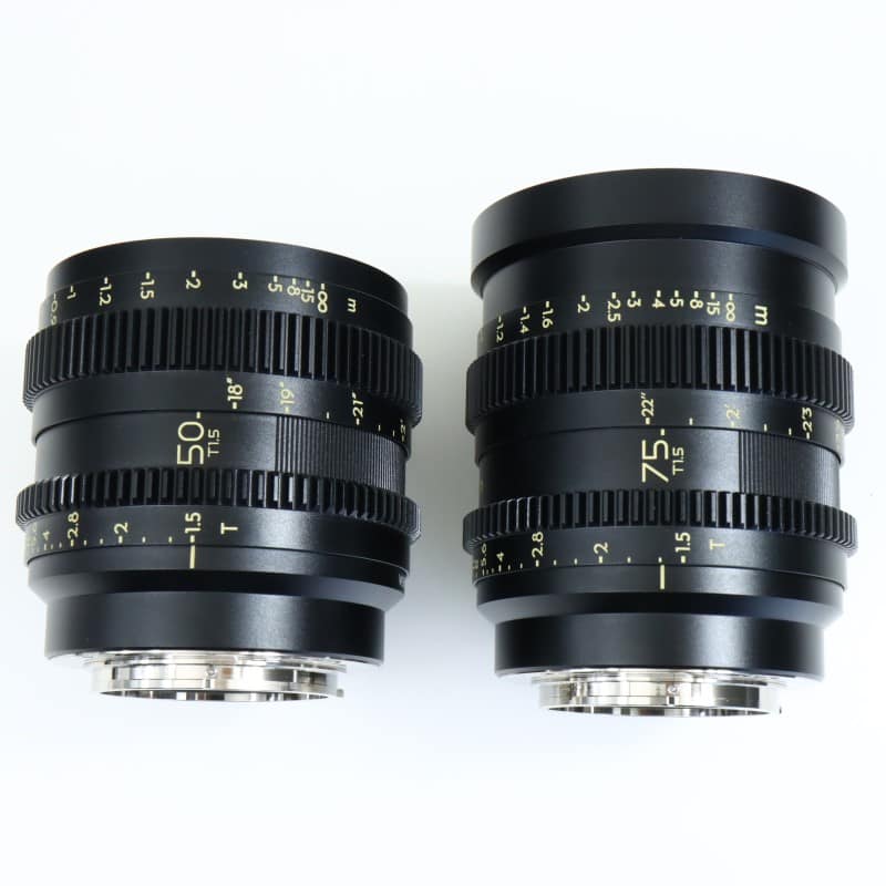 Simera-C 28mm/35mm/50mm/75mm 4-lens kit T1.5 Eマウント ブラック TP-SC4P-E