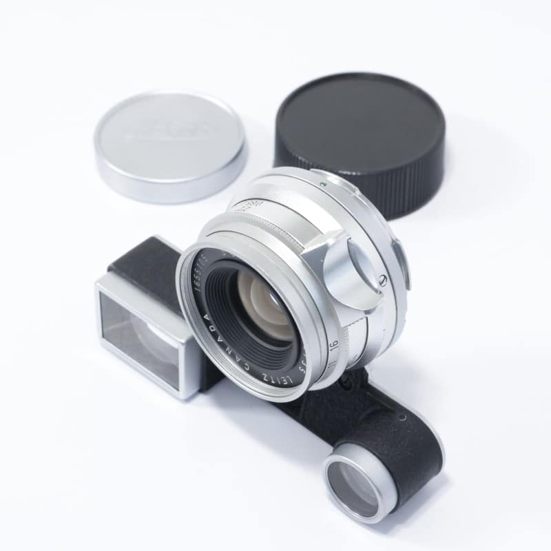 Leica ズミクロン M 35mm F2 M3用メガネ付 シルバー 8枚玉 AB-ランク