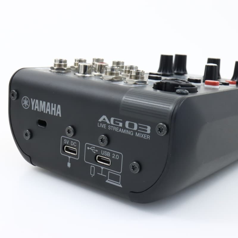 AG03MK2 Black [3チャンネルライブストリーミングミキサー ブラック]