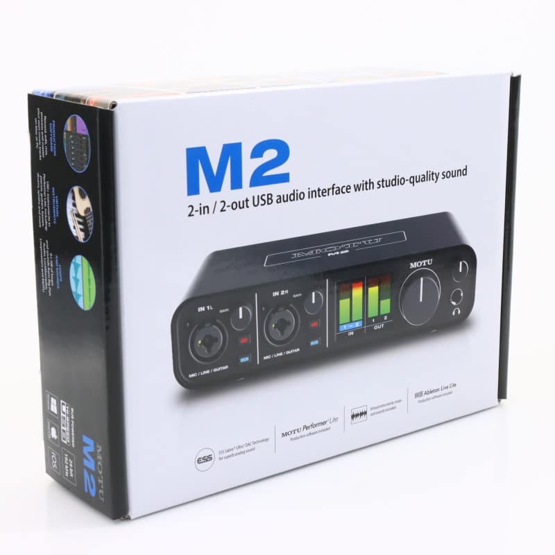M2 [2in 2out オーディオインターフェイス]