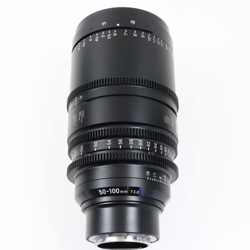 50-100mm T2/E feet [High Speed Zoom Line 50-100mm T2 Eマウント フィート表示]