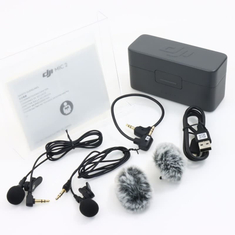 DM1021 [DJI Mic 2 (トランスミッター×2 + レシーバー×1 + 充電ケース)]