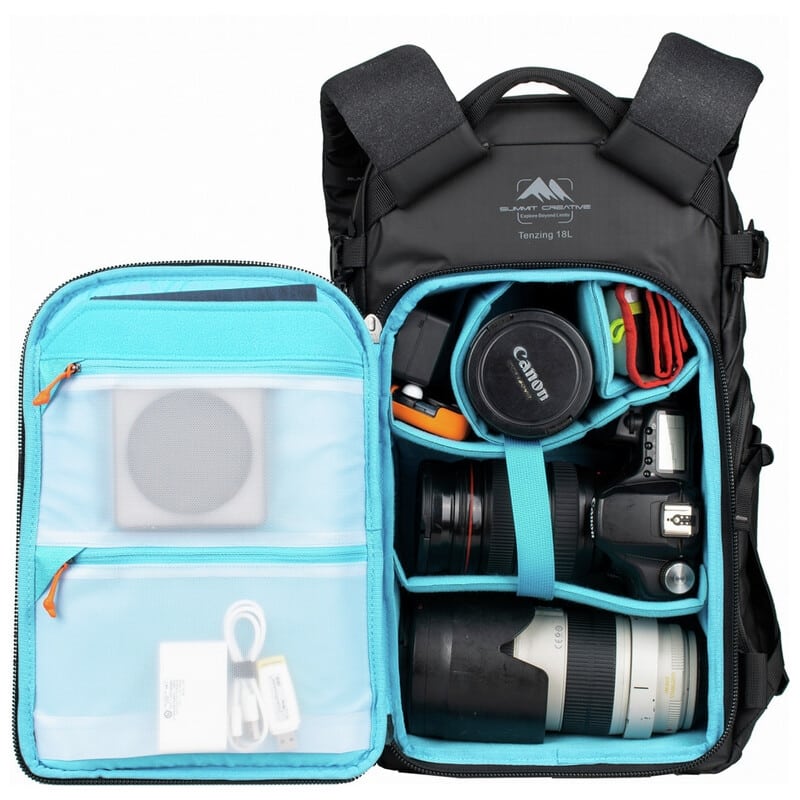 テンジン 18L ジップ バックパック ブラック SUM-TENZING18L-BK