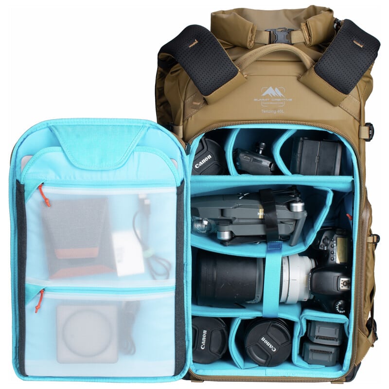 テンジン40Lロールトップバックパックシャンパーニュ SUM-TENZING40L-CP+