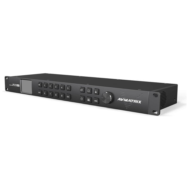 MMV1630 1Uラックマウント対応 16x16 3G-SDIマルチビューワー&マトリックススイッチャー