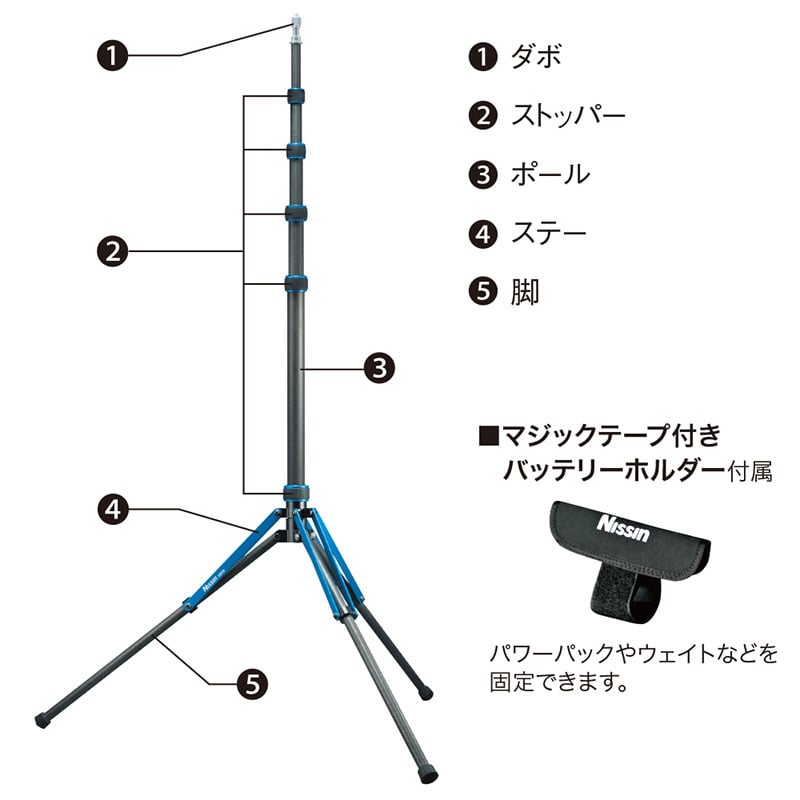 Nissin スーパーライトスタンドDX LS-65C｜フジヤカメラ