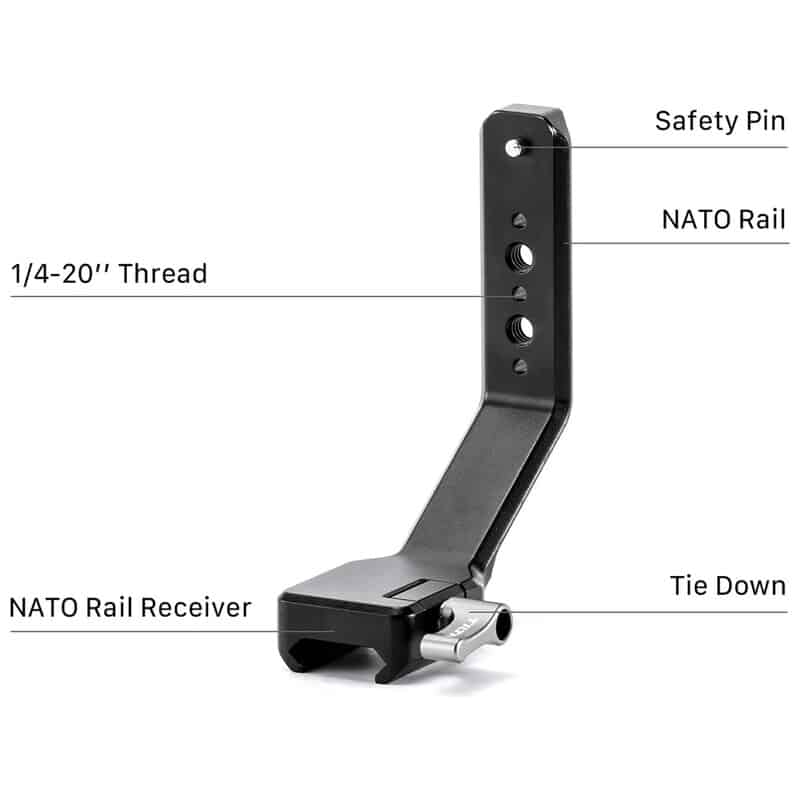 DJI Focus Pro用拡張アクセサリーキット (NATOレール付きトップハンドルアダプター&LiDAR用回転式マウントブラケット) TGA-FP-EK