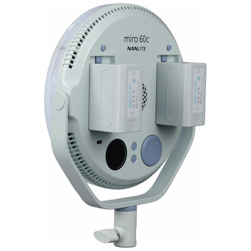 miro 60c フルカラー丸型パネルライト（ミントブルー）