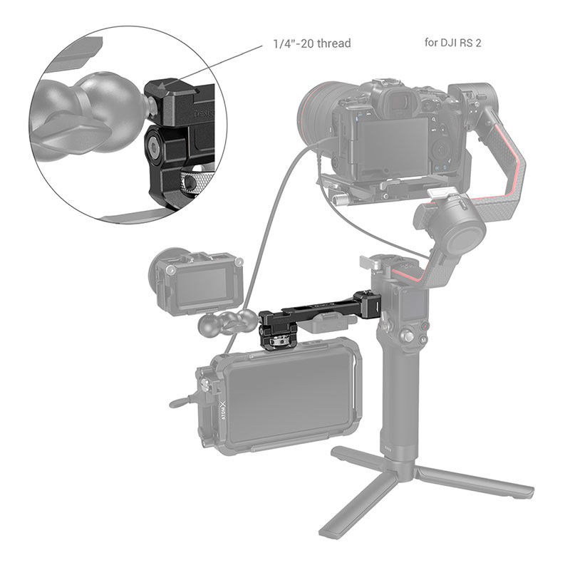 美品 smallrig ハンドル NATO レール カメラ ミラーレス