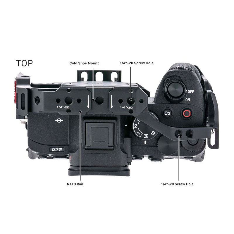 Full Camera Cage for Sony a7 IV - Black TA-T30-FCC-B