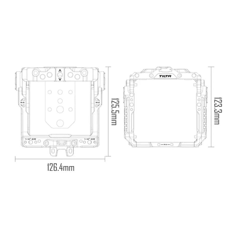 Full Camera Cage for RED KOMODO-X TA-T53-FCC-B