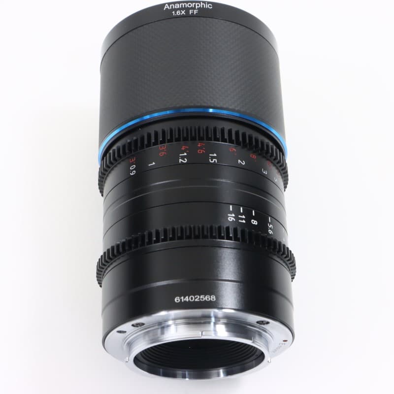 50mm T2.9 Full カーボン アナモルフィックレンズ E/ブルー Saturn E50B-JP