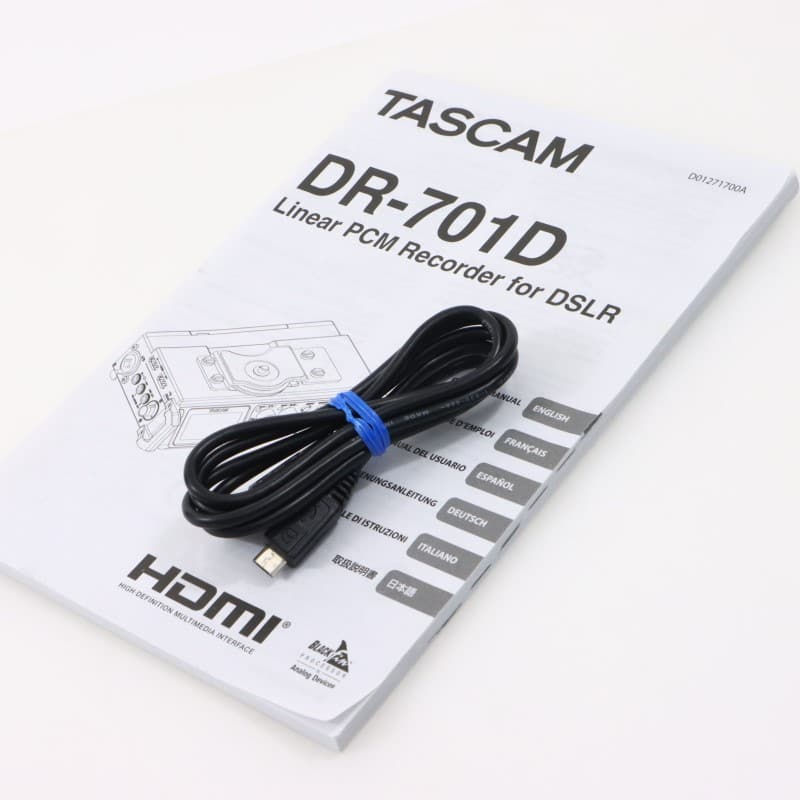 DR-701D [カメラ用リニアPCMレコーダー/ミキサー]