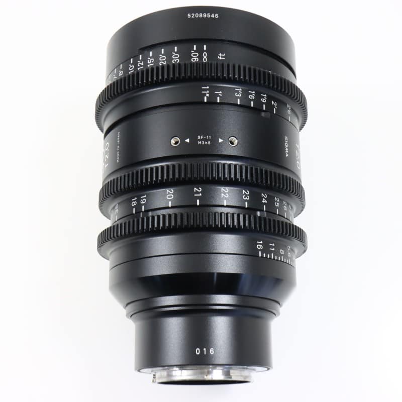 18-35mm T2/E feet [High Speed Zoom Line 18-35mm T2 Eマウント フィート表示]