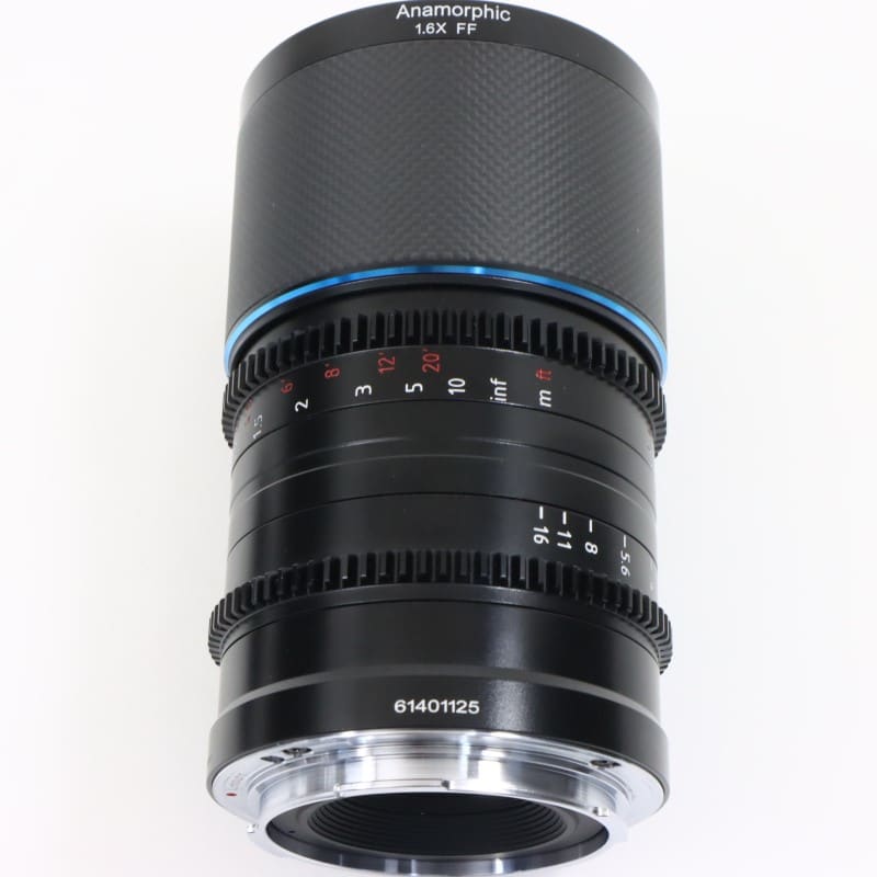 50mm T2.9 Full カーボン アナモルフィックレンズ L/ブルー Saturn L50B-JP