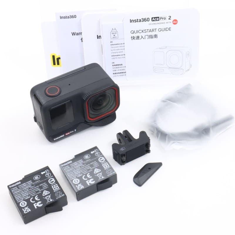 Insta360 Ace Pro 2 ストリート撮影キット デュアルバッテリー ミッドナイトブラック CINSBBGA-ACEPRO242