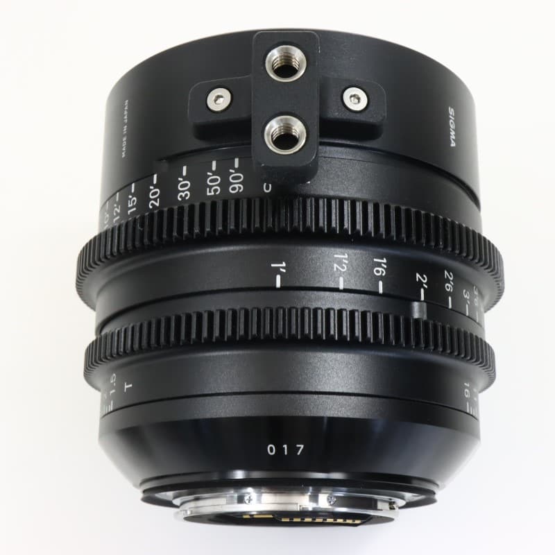 35mm T1.5 FF/EF feet [FF High Speed Prime Line EFマウント フィート表示]