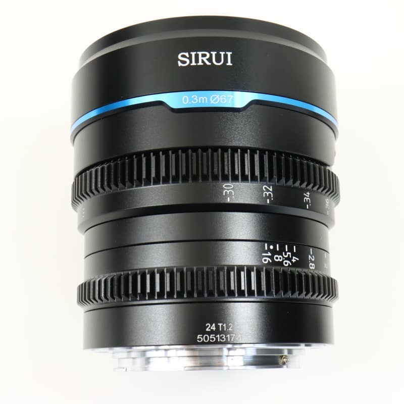 24mm T1.2 APS-C/S35 シネマレンズ R/ブラック MS24R-B-JP