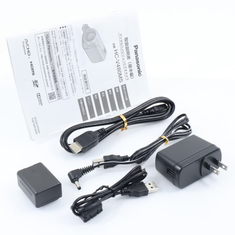 Panasonic HC-V480MS ホワイト HC-V480MS-W AB+ランク 中古｜フジヤカメラ