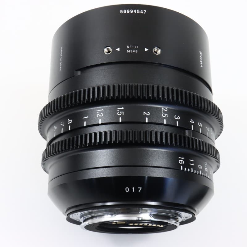 50mm T1.5 FF/EF meter [FF High Speed Prime Line EFマウント メートル表示]
