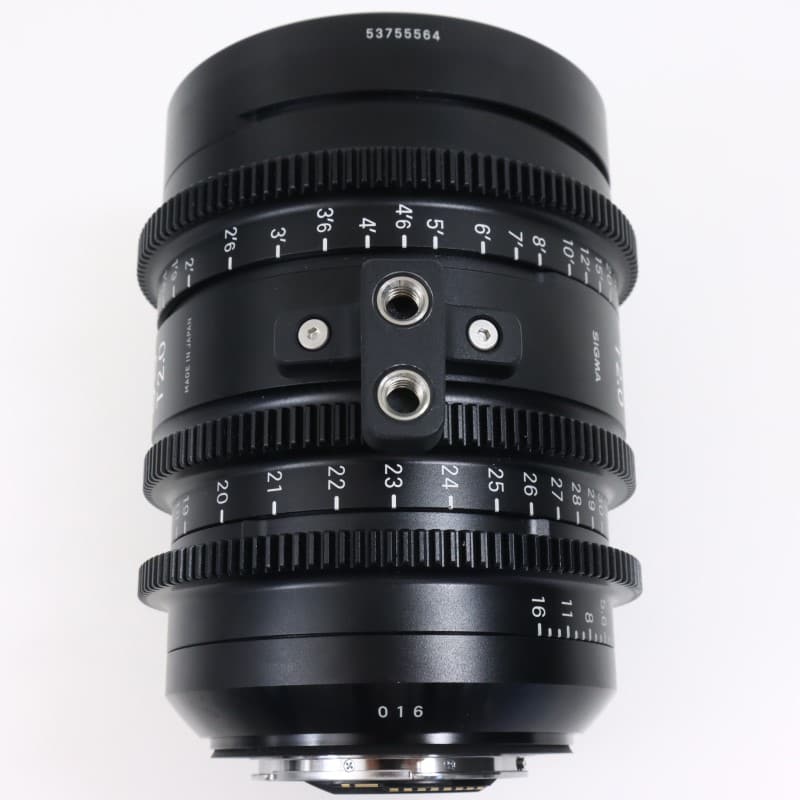 18-35mm T2/EF feet [High Speed Zoom Line 18-35mm T2 EFマウント フィート表示]