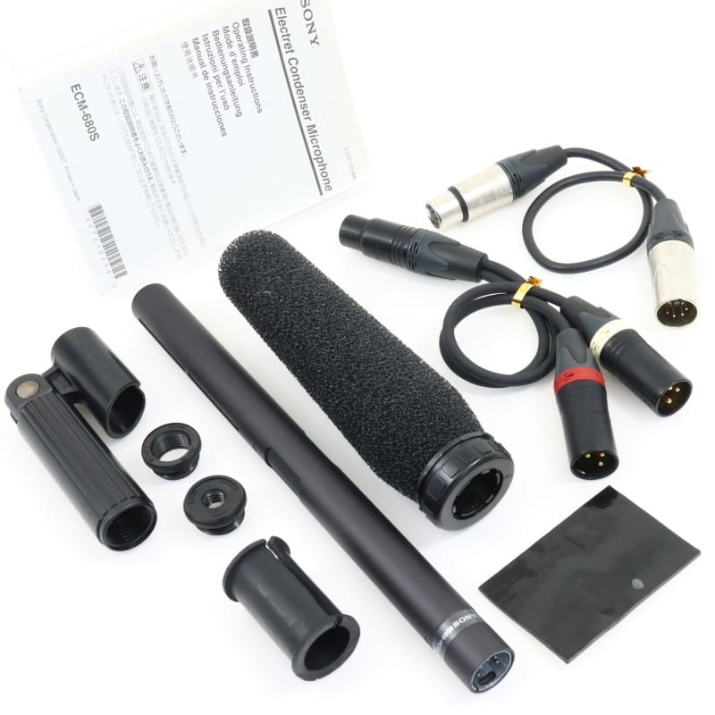 SONY ECM-680Sコンデンサーマイク MSステレオ ショットガン ECM-680S Stereo Shotgun Electret Condenser Microphone - Sony Pro