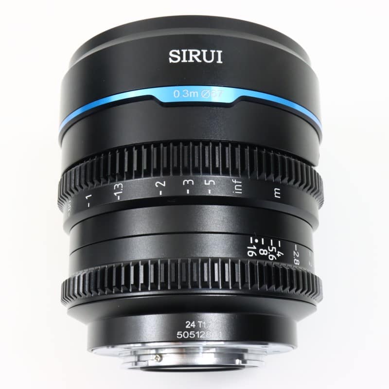 24mm T1.2 APS-C/S35 シネマレンズ M/ブラック MS24M-B-JP
