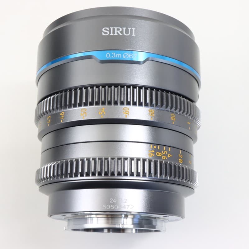 24mm T1.2 APS-C/S35 シネマレンズ E/グレー MS24E-G-JP