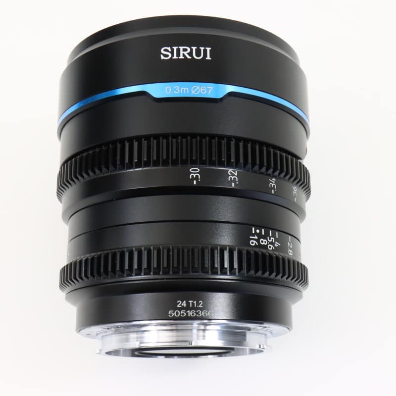 24mm T1.2 APS-C/S35 シネマレンズ L/ブラック MS24L-B-JP