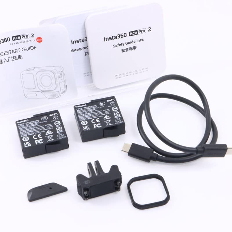 Insta360 Ace Pro 2 デュアルバッテリー ミッドナイトブラック CINSBBGA-DB