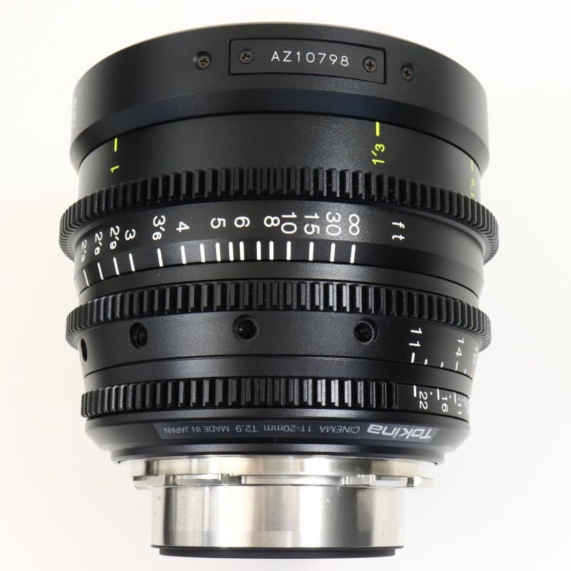11-20mm T2.9 CINEMA PL ft [広角シネズームレンズ PLマウント フィート表示]