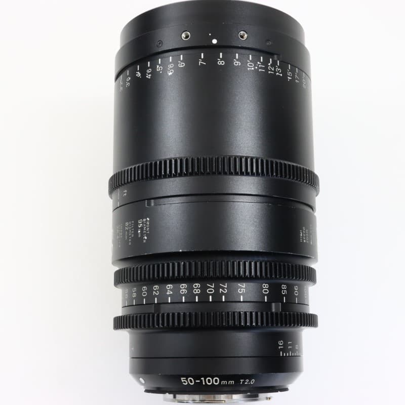50-100mm T2/EF feet [High Speed Zoom Line 50-100mm T2 EFマウント フィート表示]