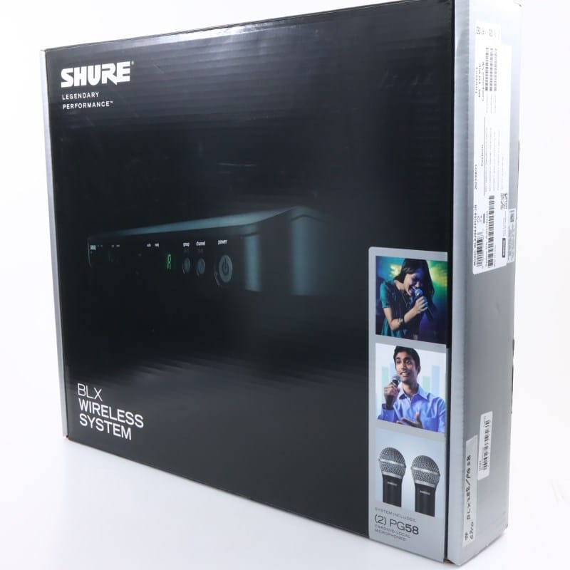 BLX288/PG58 ボーカル・スピーチ用ワイヤレスシステム