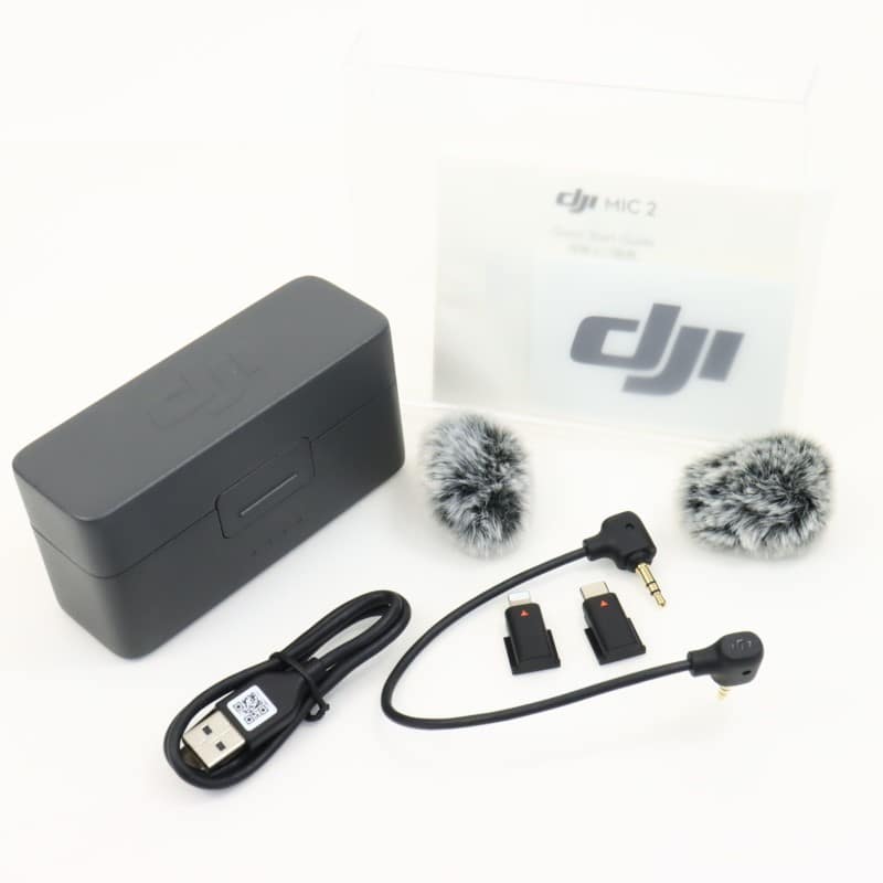 DM1021 [DJI Mic 2 (トランスミッター×2 + レシーバー×1 + 充電ケース)]