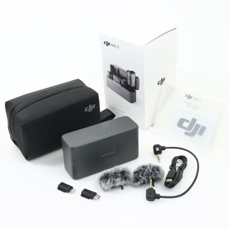 DM1021 [DJI Mic 2 (トランスミッター×2 + レシーバー×1 + 充電ケース)]
