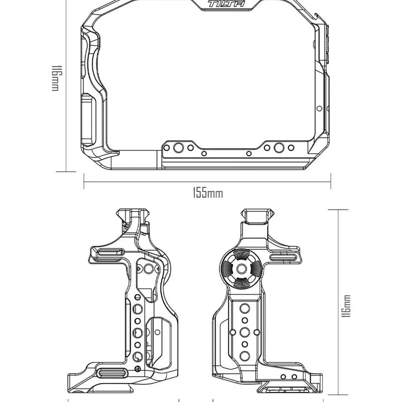 Full Camera Cage for Fujifilm X-H2S - Black TA-T36-FCC-B