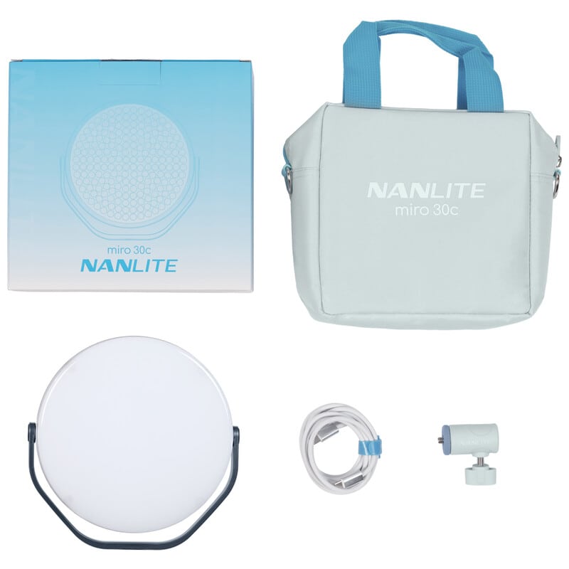 miro 30c フルカラー丸型パネルライト(ミッドナイトブルー)