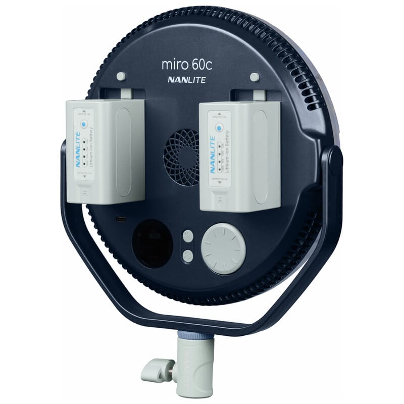 miro 60c フルカラー丸型パネルライト（ミッドナイトブルー）