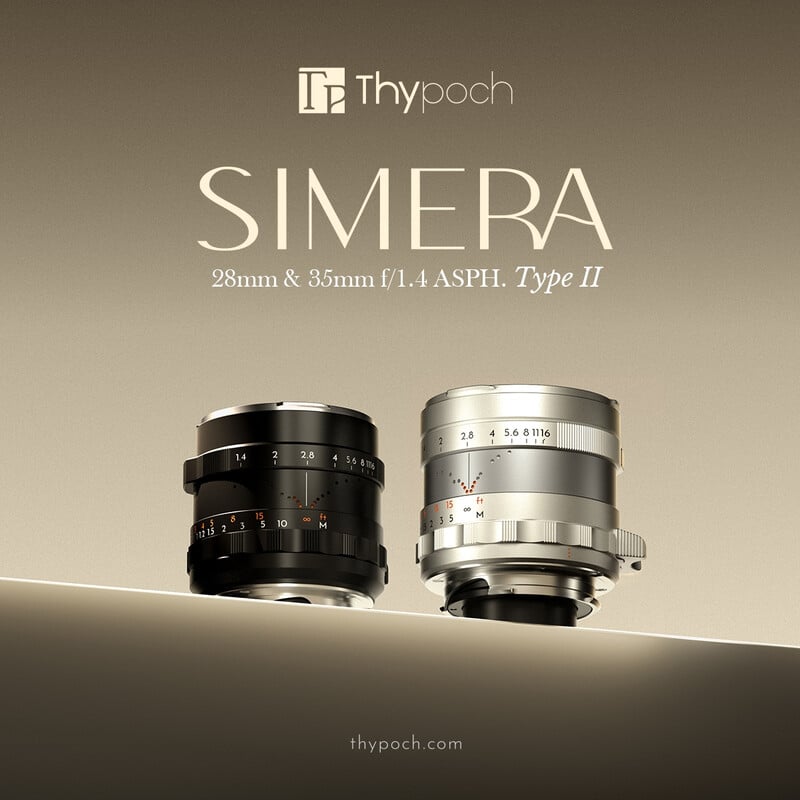 Simera 35mm f1.4 ライカMマウント TypeII シルバー TP-S35MT-SR