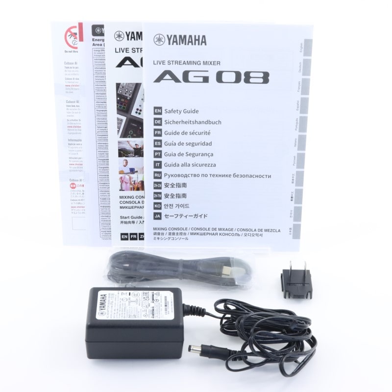 Yamaha AG08 8チャンネルミキサー 付属品 箱あり Amazon.co.jp: ヤマハ YAMAHA ライブストリーミングミキサー